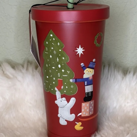 Starbucks X'Mas Holiday Toy Stainless Tumbler Cup 18oz Fast Shipping - Picture 2 of 8